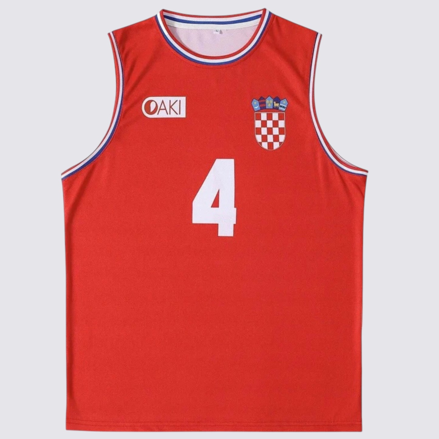 Drazen Petrovic Croatia National Team Basketball Jersey Retro