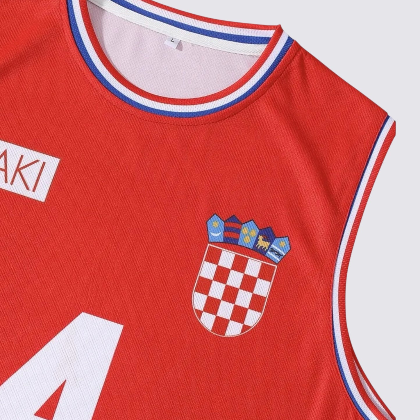 Drazen Petrovic Croatia National Team Basketball Jersey Retro
