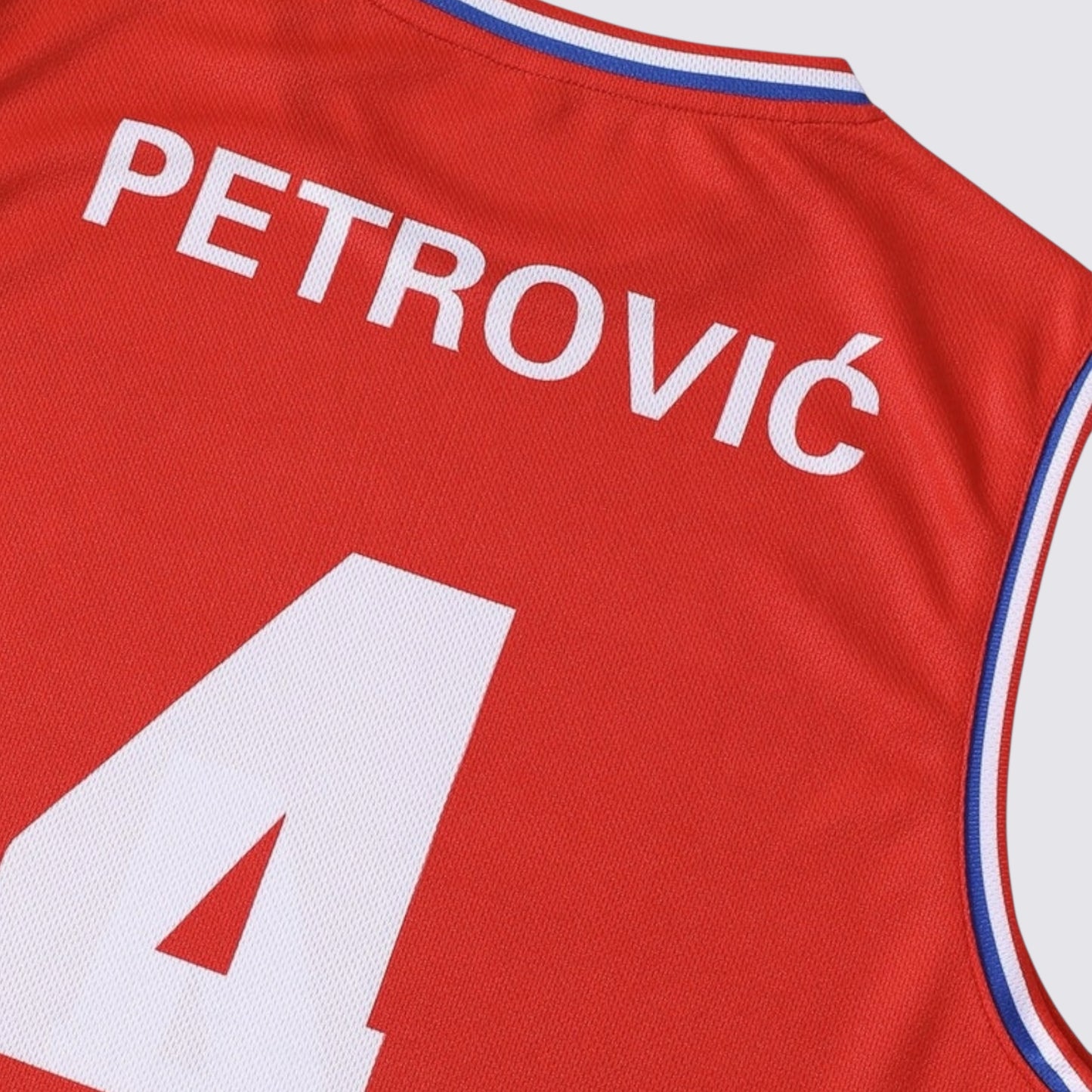 Drazen Petrovic Croatia National Team Basketball Jersey Retro