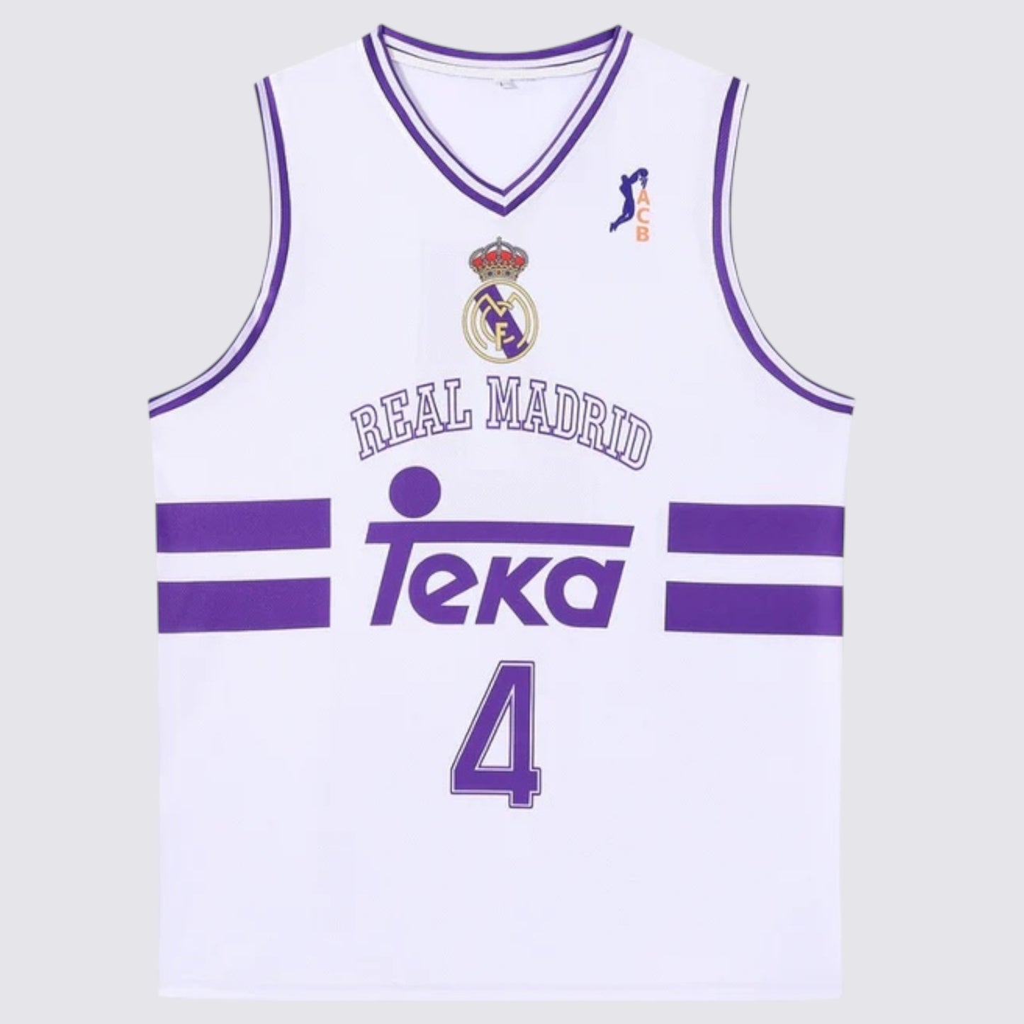 Dejan Bodiroga Madrid Spain Serbia Basketball Jersey Retro
