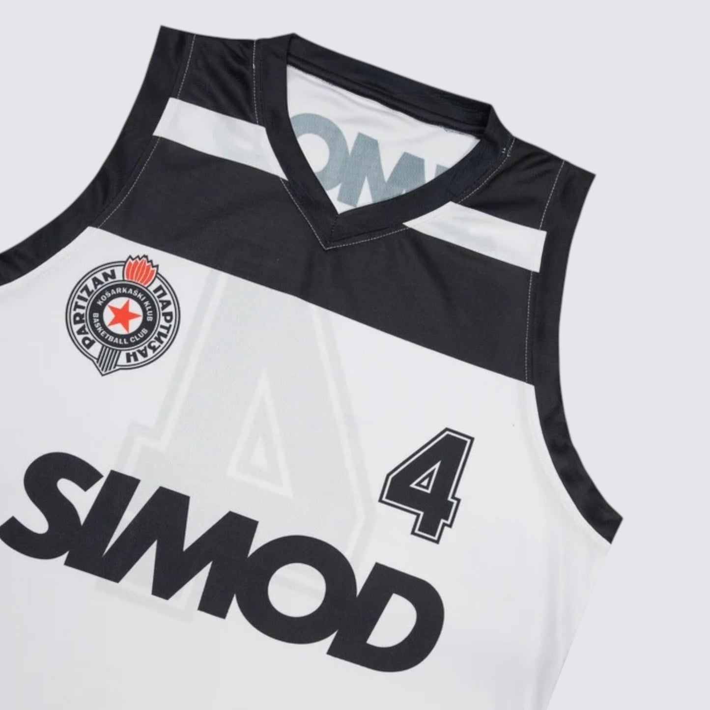 Sasa Djordjevic Partizan Serbia Basketball Jersey Retro