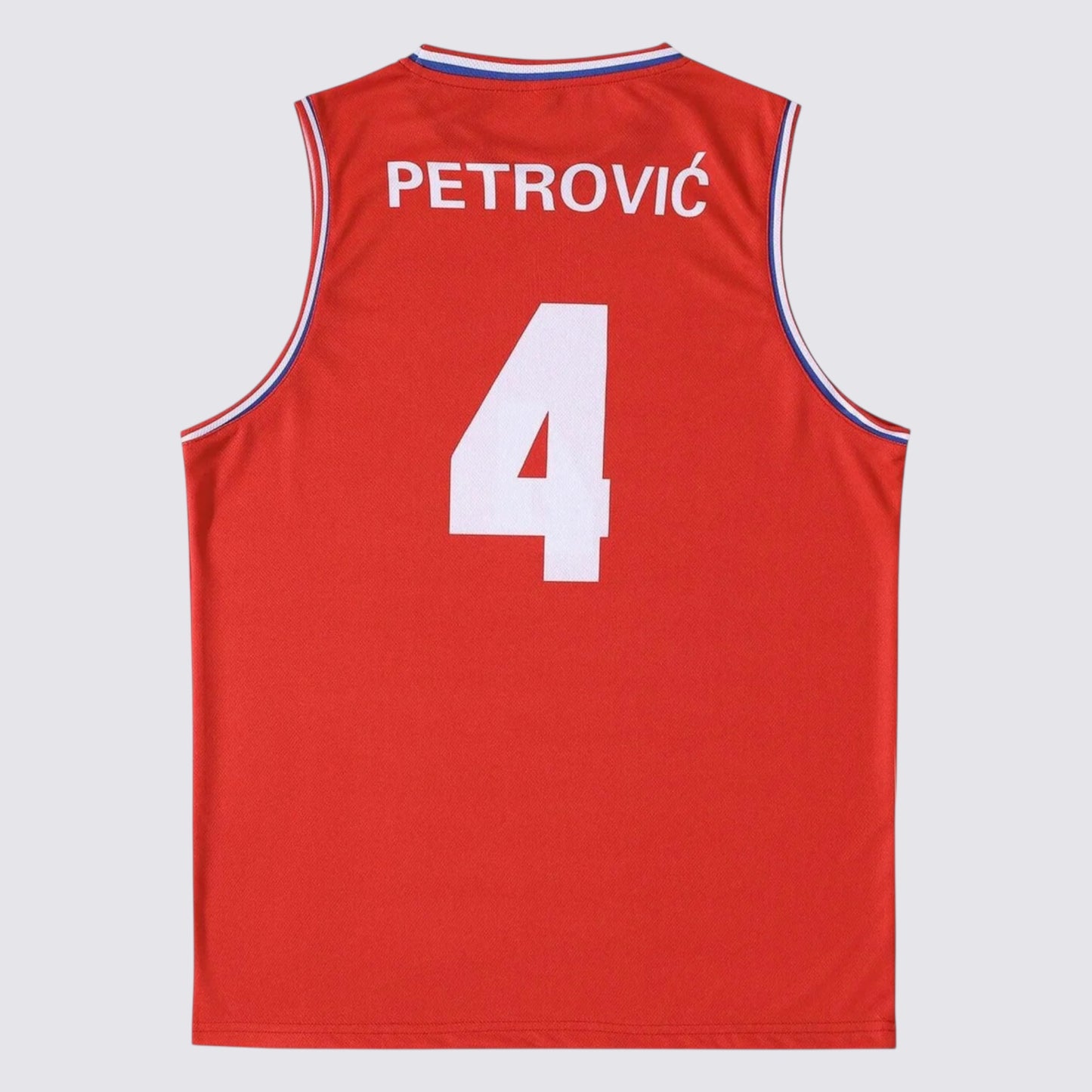 Drazen Petrovic Croatia National Team Basketball Jersey Retro