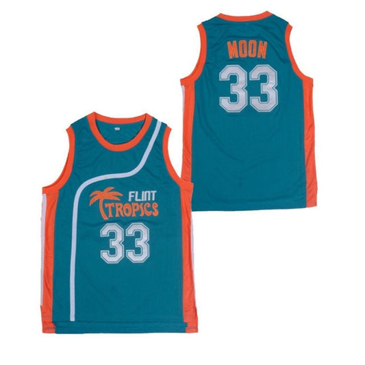 Flint Tropics Jackie Moon Classic Movie Retro Basketball Jersey