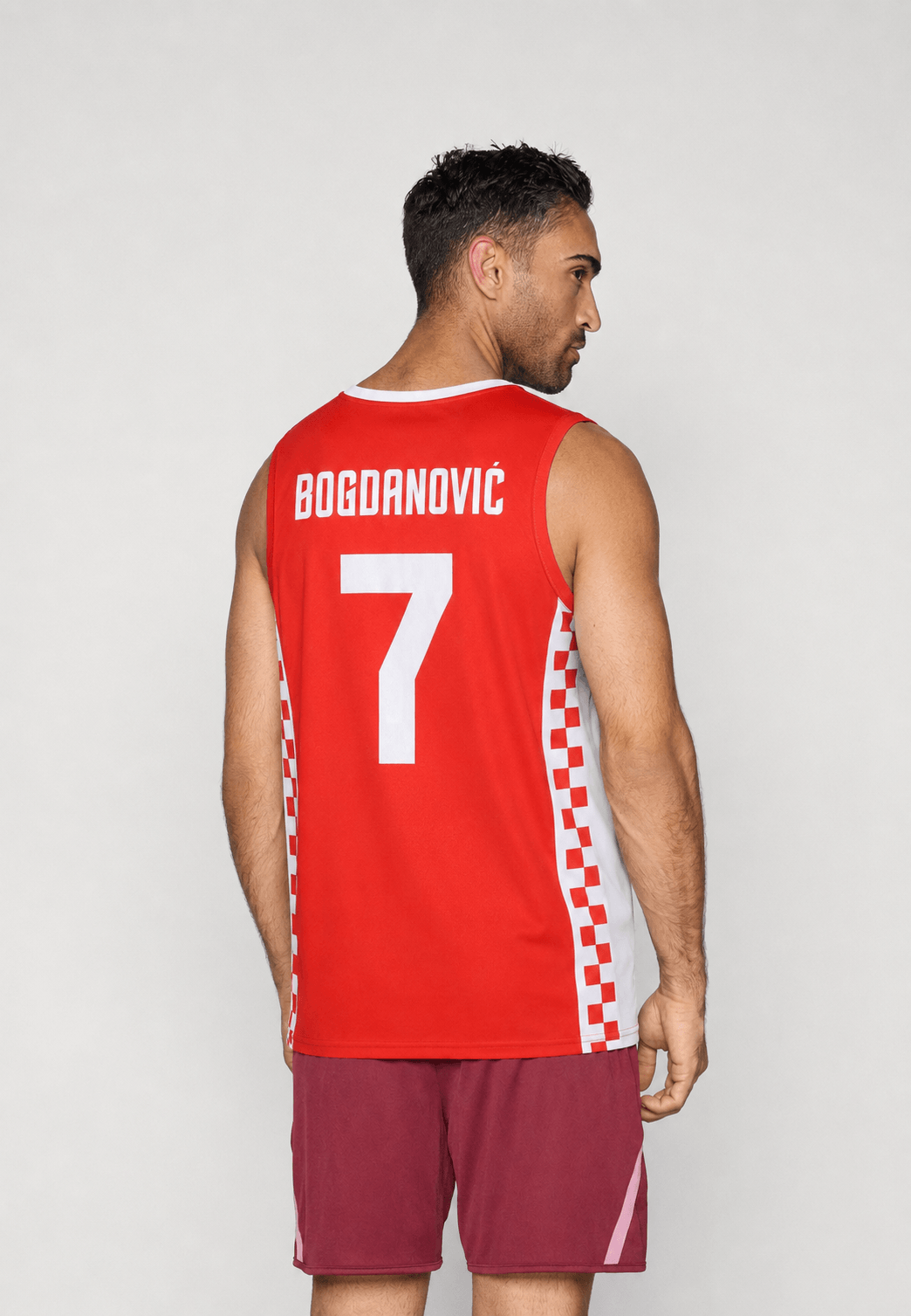 Bojan Bogdanovic Croatia National Team Basketball Jersey
