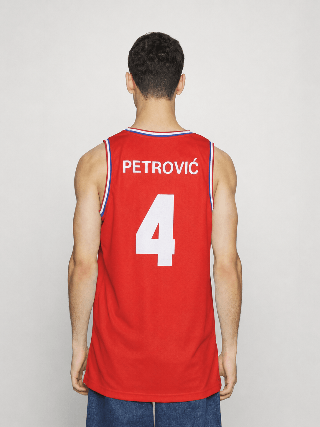 Drazen Petrovic Croatia National Team Basketball Jersey Retro