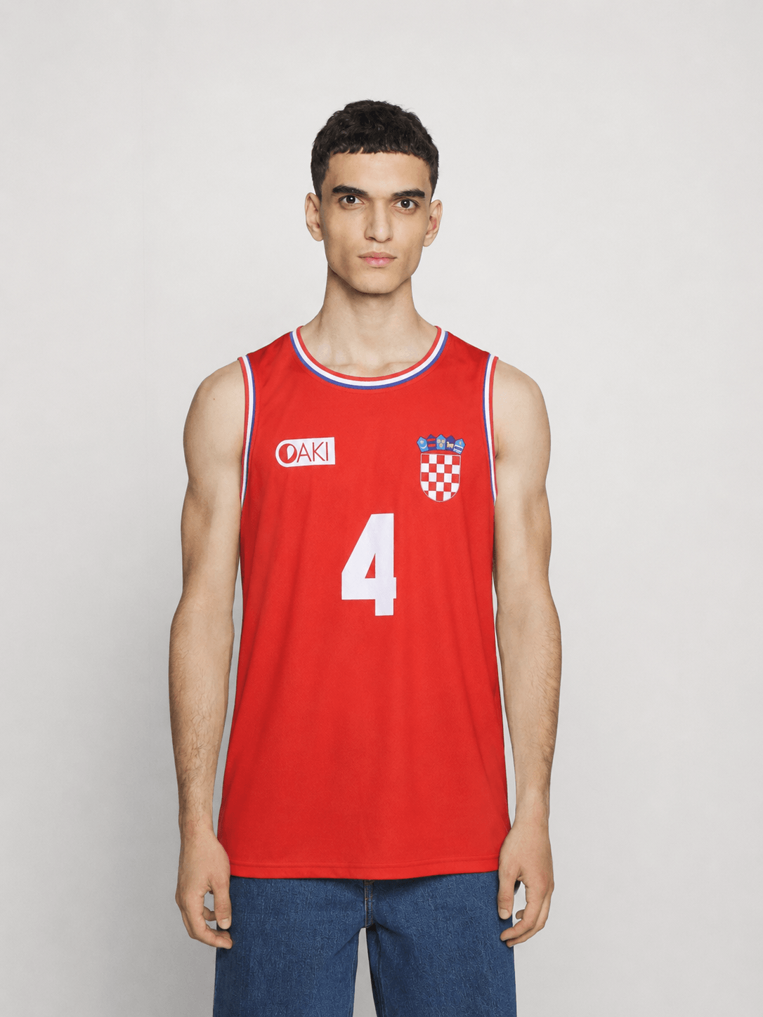 Drazen Petrovic Croatia National Team Basketball Jersey Retro