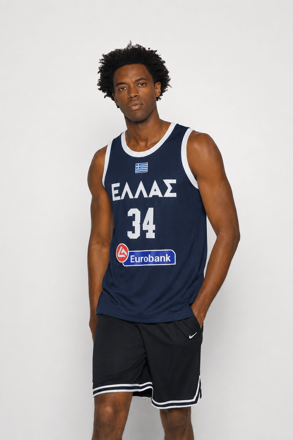 Giannis Antetokounmpo Greece Team 2020 Basketball Jersey