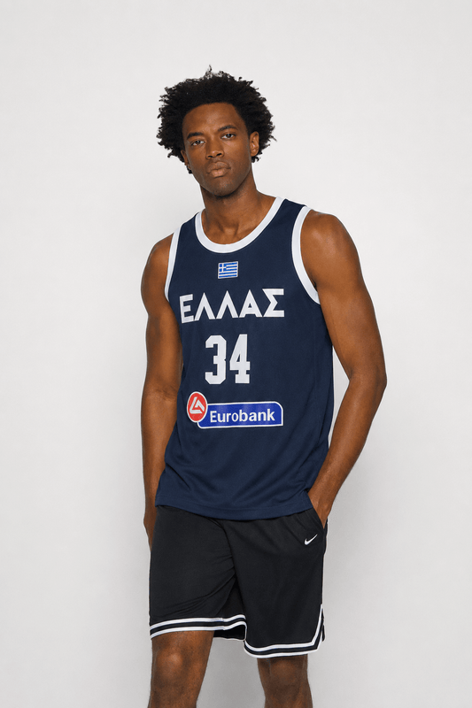 Giannis Antetokounmpo Greece Team 2020 Basketball Jersey