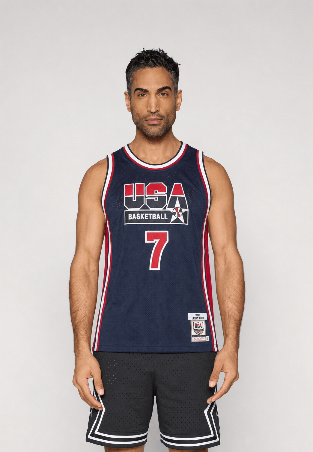Larry Bird Team USA Basketball Jersey Retro