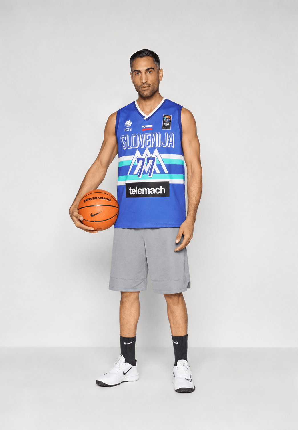 Luka Doncic Slovenia 2021 Basketball Away Jersey