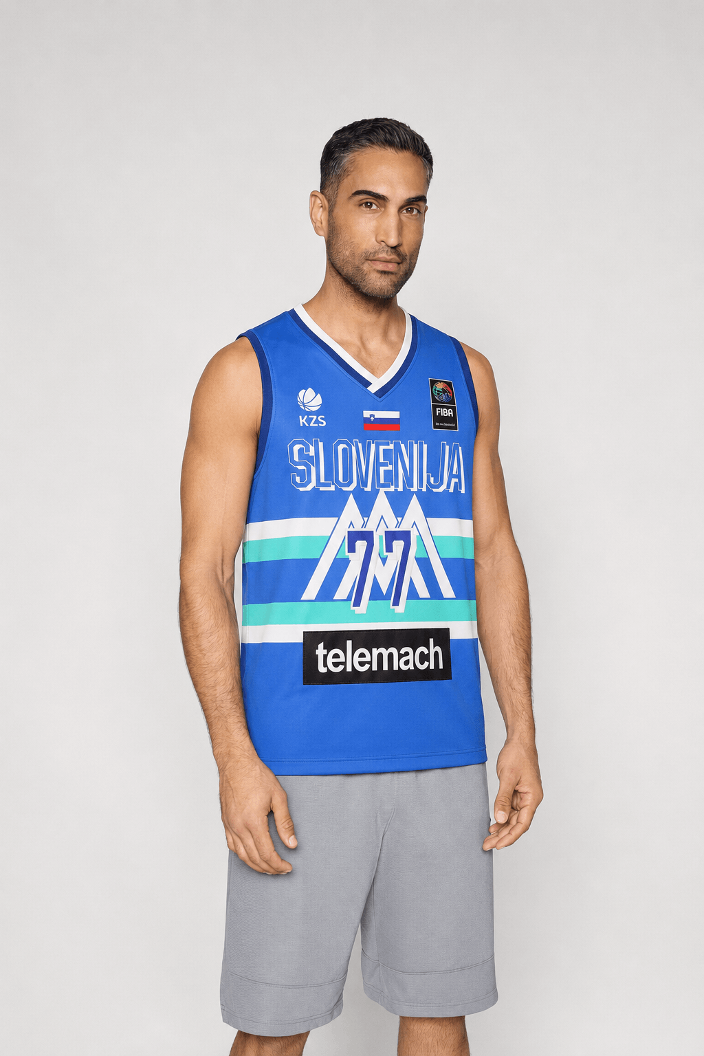 Luka Doncic Slovenia 2021 Basketball Away Jersey