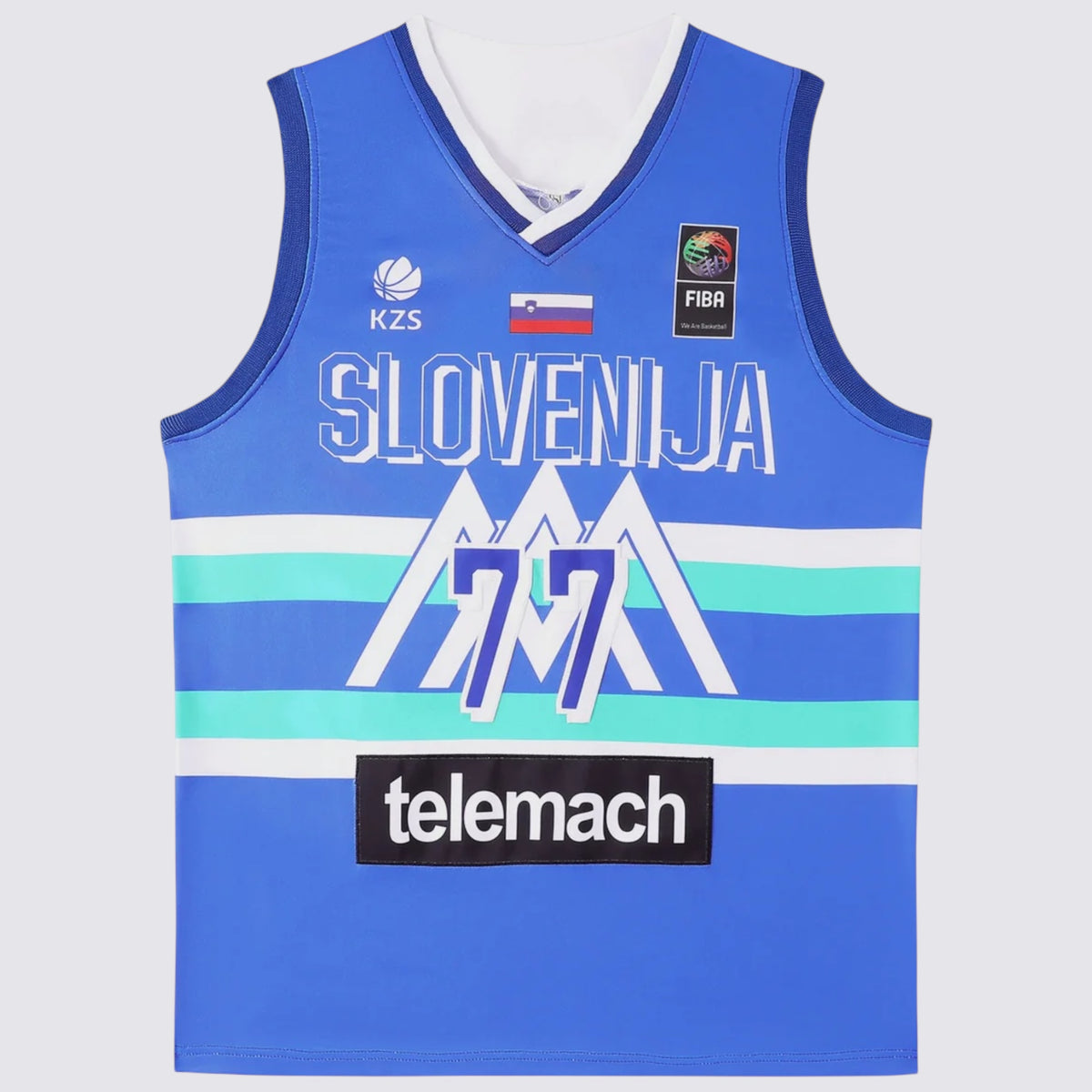 Luka Doncic Slovenia 2021 Basketball Away Jersey