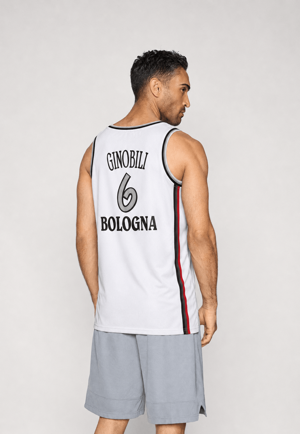Manu Ginobili Virtus Bologna Kinder Basketball Jersey Retro
