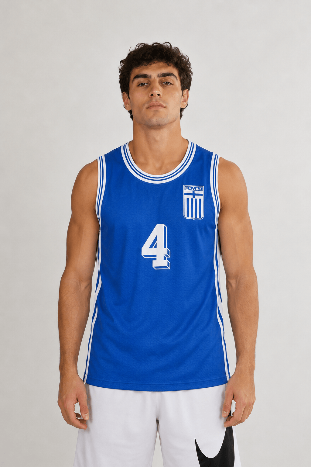 Nick Galis Greece National Team Basketball Jersey