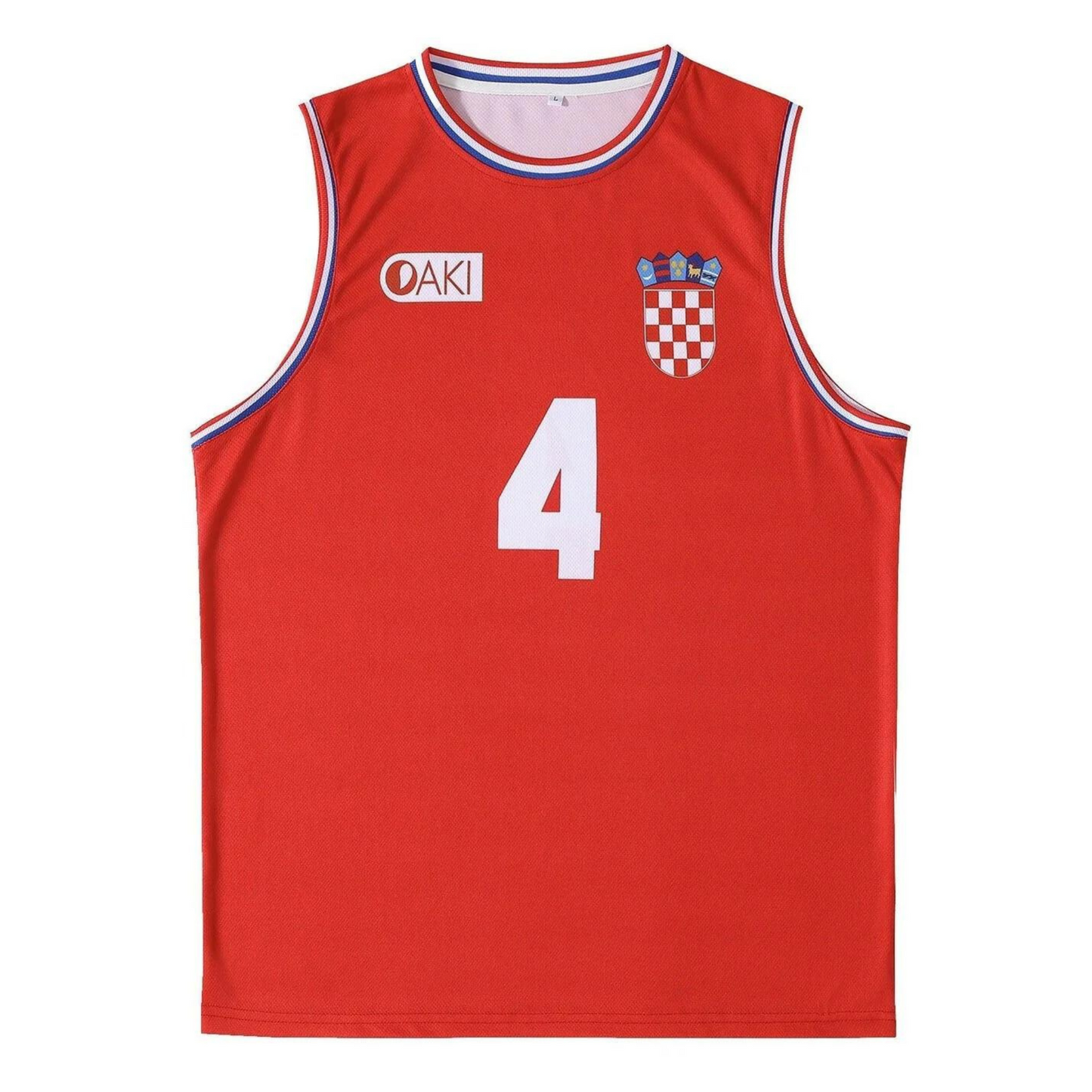 Drazen Petrovic Croatia National Team Basketball Jersey Retro