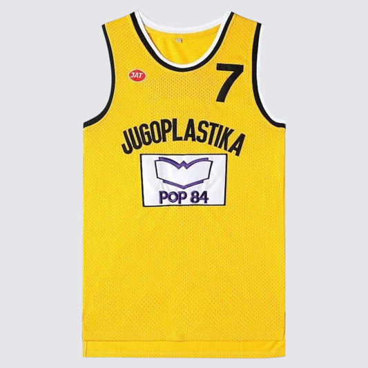 Toni Kukoc Jugoplastika Croatia Basketball Jersey Retro