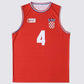 Drazen Petrovic Croatia National Team Basketball Jersey Retro