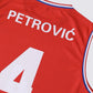Drazen Petrovic Croatia National Team Basketball Jersey Retro
