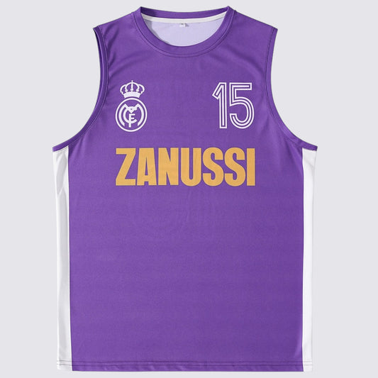 Mirza Delibasic Real Madrid Basketball Jersey Retro