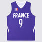 Tony Parker France Basketball Jersey Retro