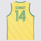 Oscar Schmidt Brazil Basketball Jersey Retro
