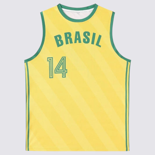 Oscar Schmidt Brazil Basketball Jersey Retro