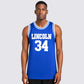 Jesus Shuttlesworth Lincoln He Got Game Basketball Jersey Movie