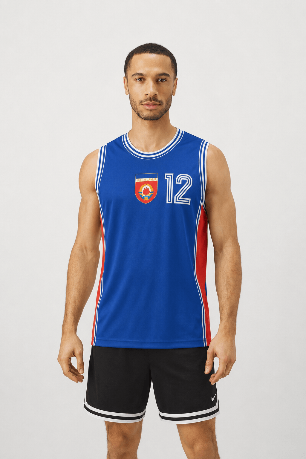 Vlade Divac Yugoslavia Eurobasket Basketball Jersey Retro