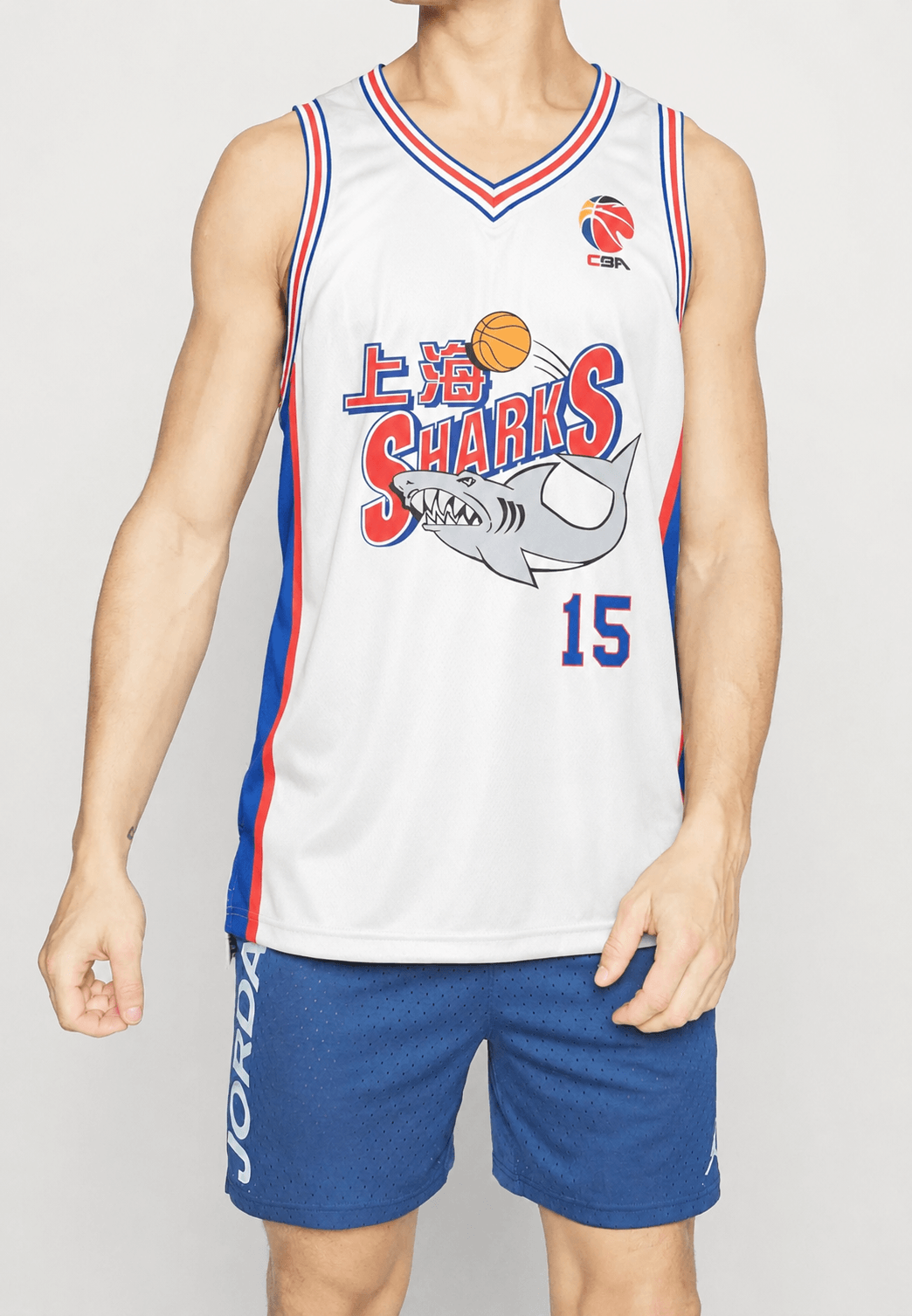 Yao Ming Shanghai Sharks Basketball Jersey Retro