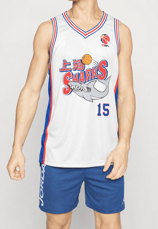 Yao Ming Shanghai Sharks Basketball Jersey Retro