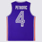 Drazen Petrovic Yugoslavia Eurobasket Basketball Jersey Retro
