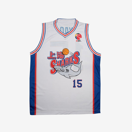 Yao Ming Shanghai Sharks Basketball Jersey Retro