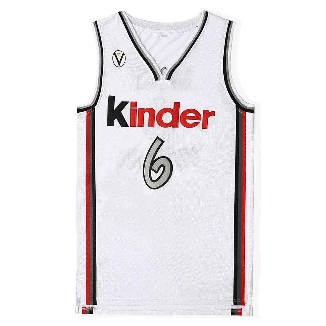 Manu Ginobili Virtus Bologna Kinder Basketball Jersey Retro