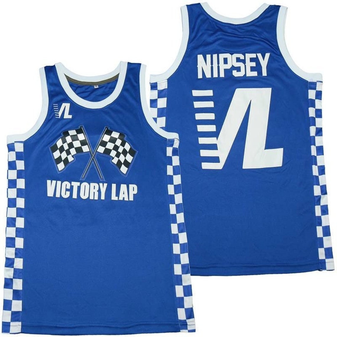 Nipsey Hussle Victory Lap Edition Blue Rap Basketball Jersey