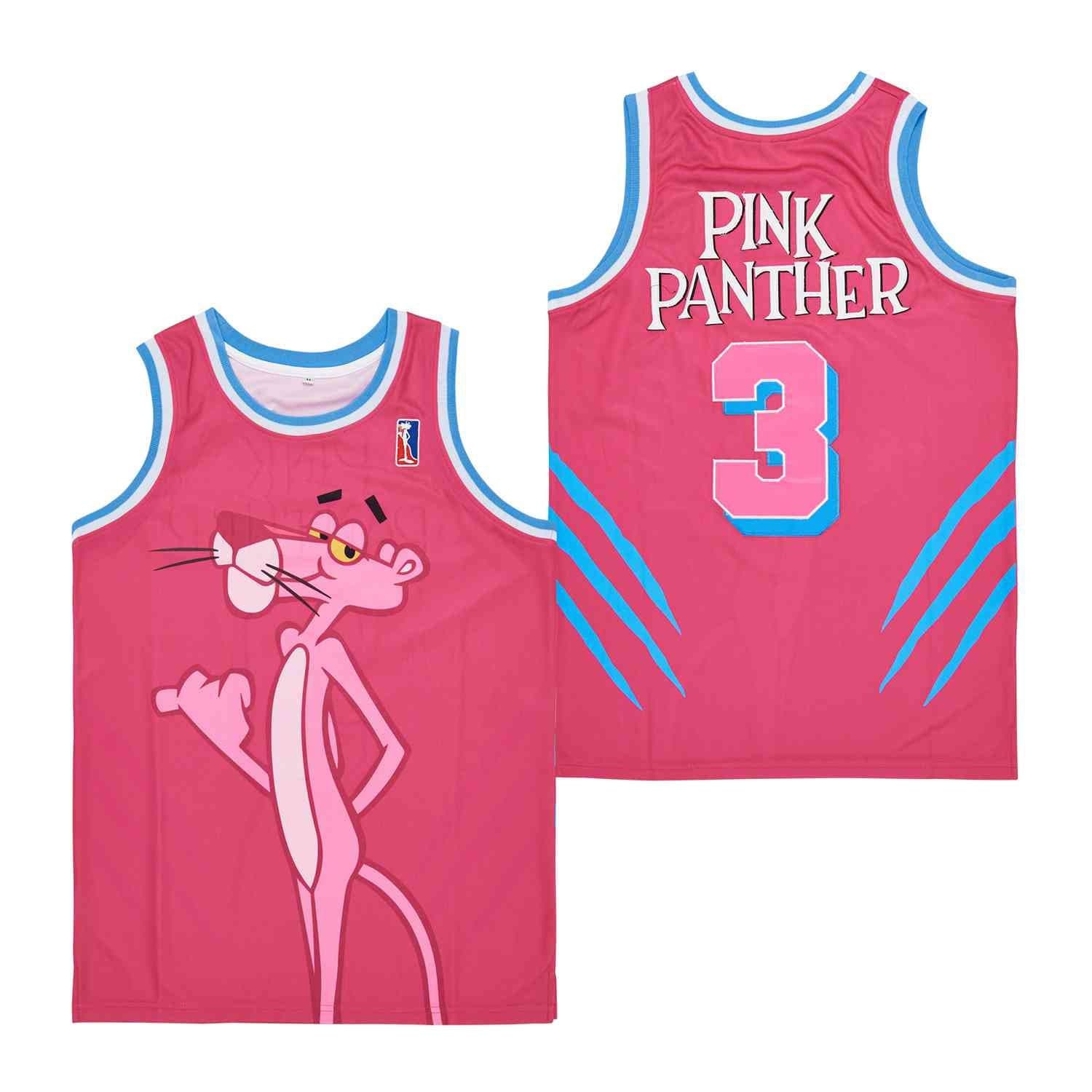 Pink Panther Miami Themed Base Basketball Jersey