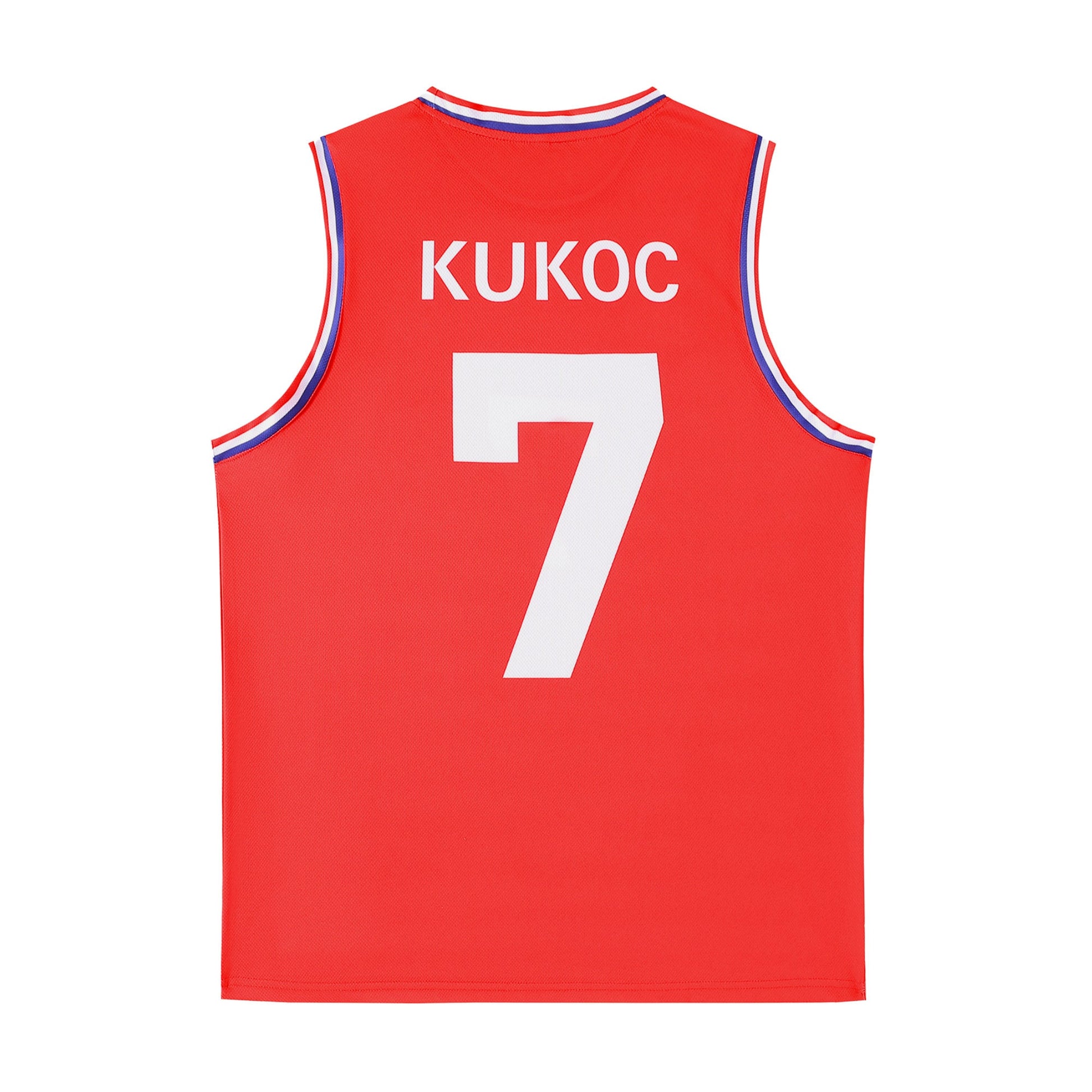 Toni Kukoc Croatia National Team Red Basketball Jersey