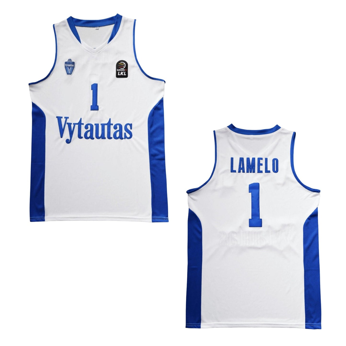 Lamelo Ball Lithuania White Basketball Jersey Rookie